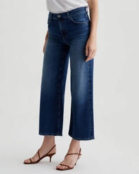 AG Jeans Saige Wide Leg Crop in 7Ys La Jolla