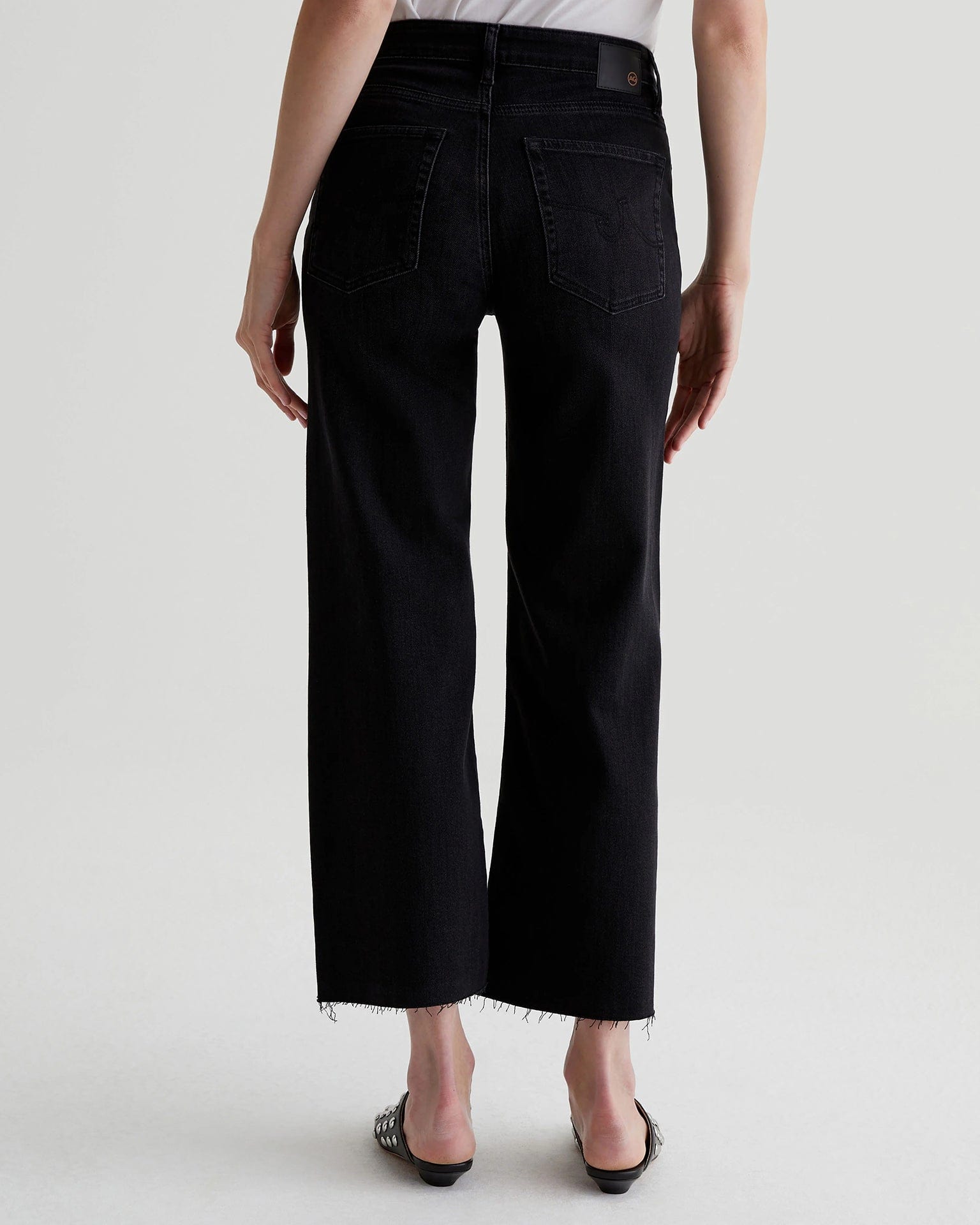 AG Jeans Saige Wide Leg Crop in Glasgow