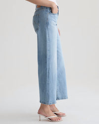 AG Jeans Saige Wide Leg Crop in Kings River 5 - Bliss Boutiques