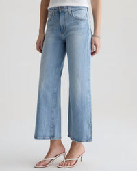 AG Jeans Saige Wide Leg Crop in Kings River 3 - Bliss Boutiques