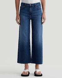 AG Jeans Saige Wide Leg Crop in Plume