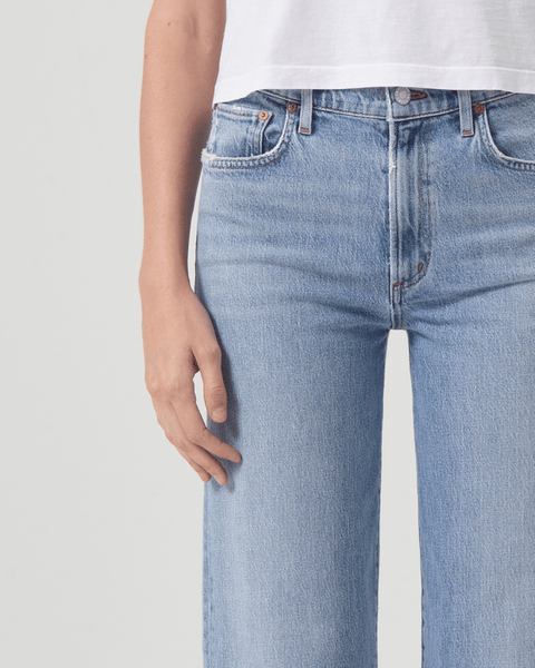 AGOLDE Harper Straight Crop in Hassle - Bliss Boutiques
