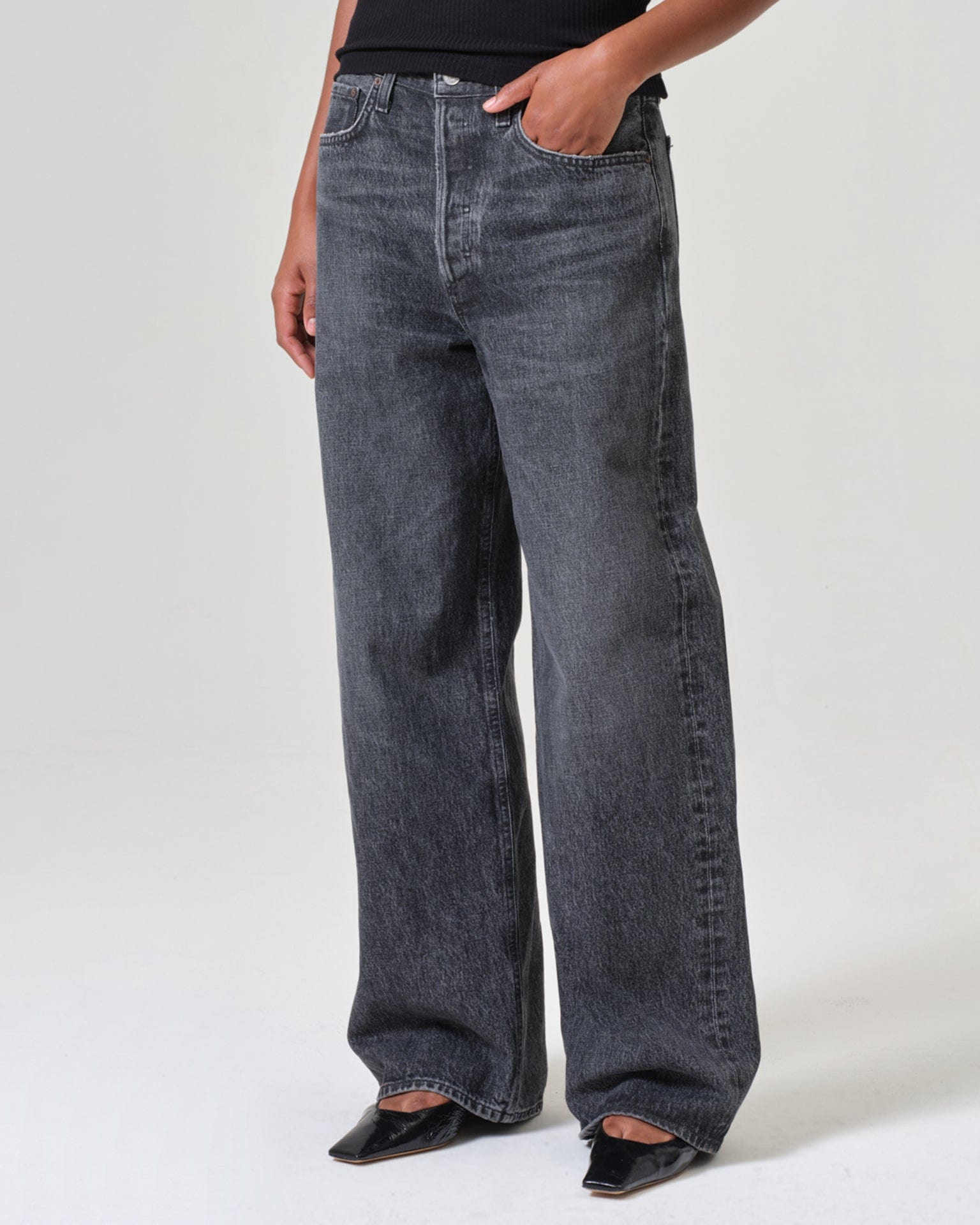 AGOLDE Low Slung Baggy in Ditch