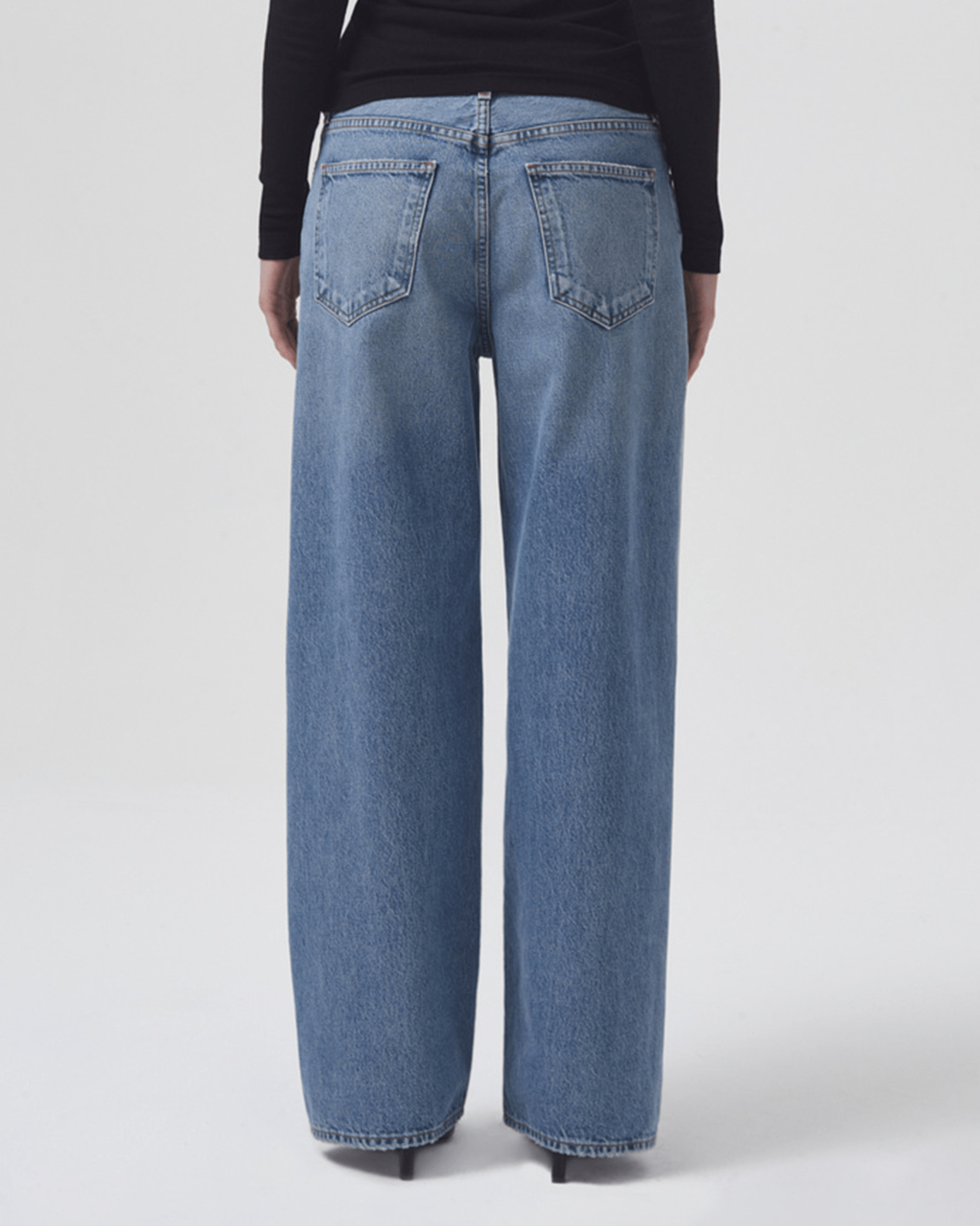 AGOLDE Low Slung Baggy in Libertine