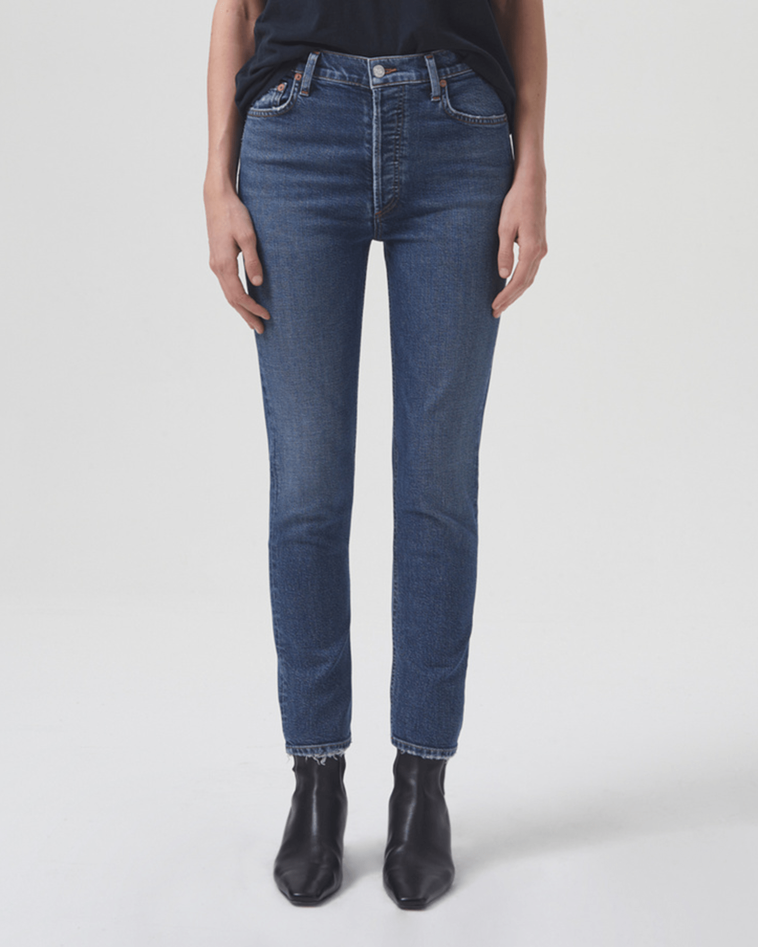 AGOLDE Nico Hi Rise Slim Fit in Limit - Bliss Boutiques AGOLDE Nico Hi Rise Slim Fit in Limit - Bliss Boutiques