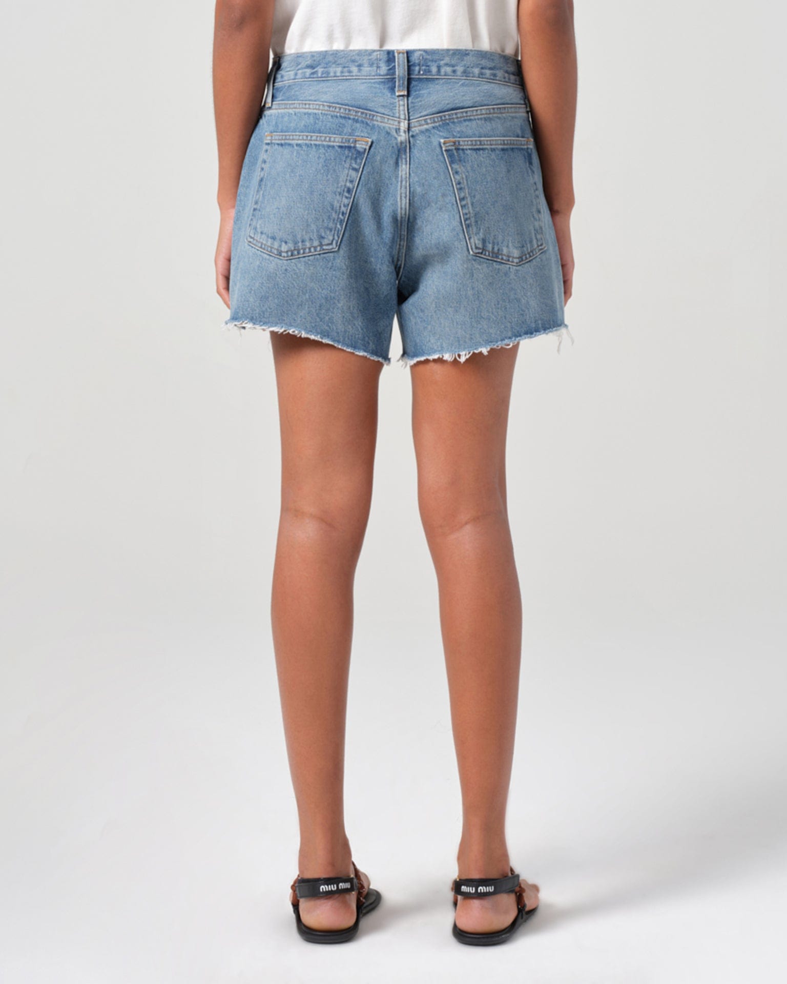 AGOLDE Parker Long Short in Ruin