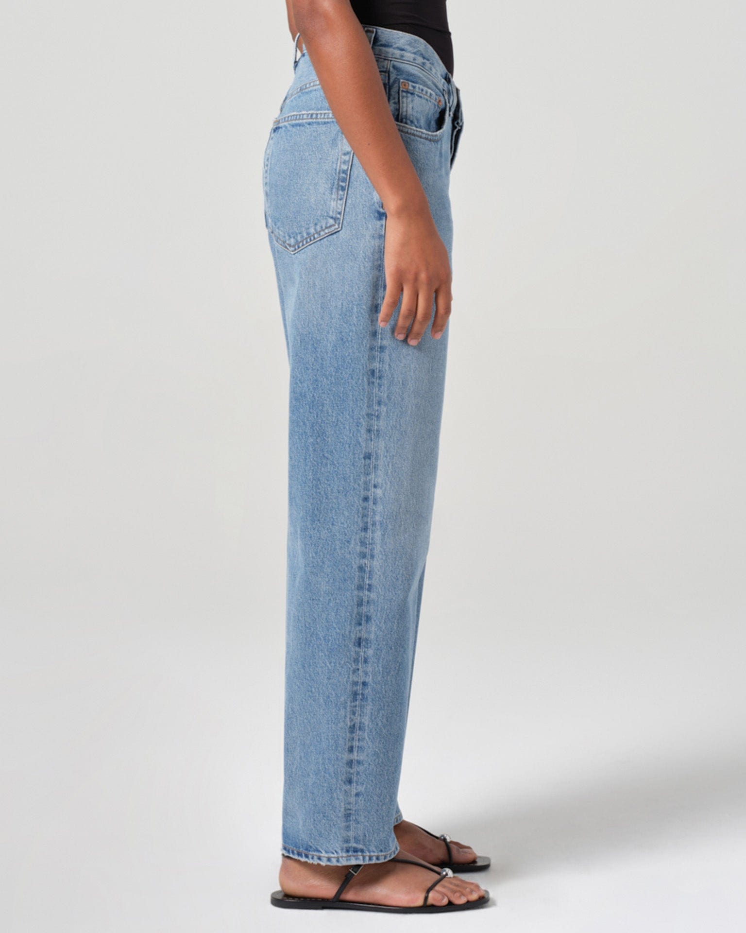 AGOLDE V-Waist Baggy in Fairway