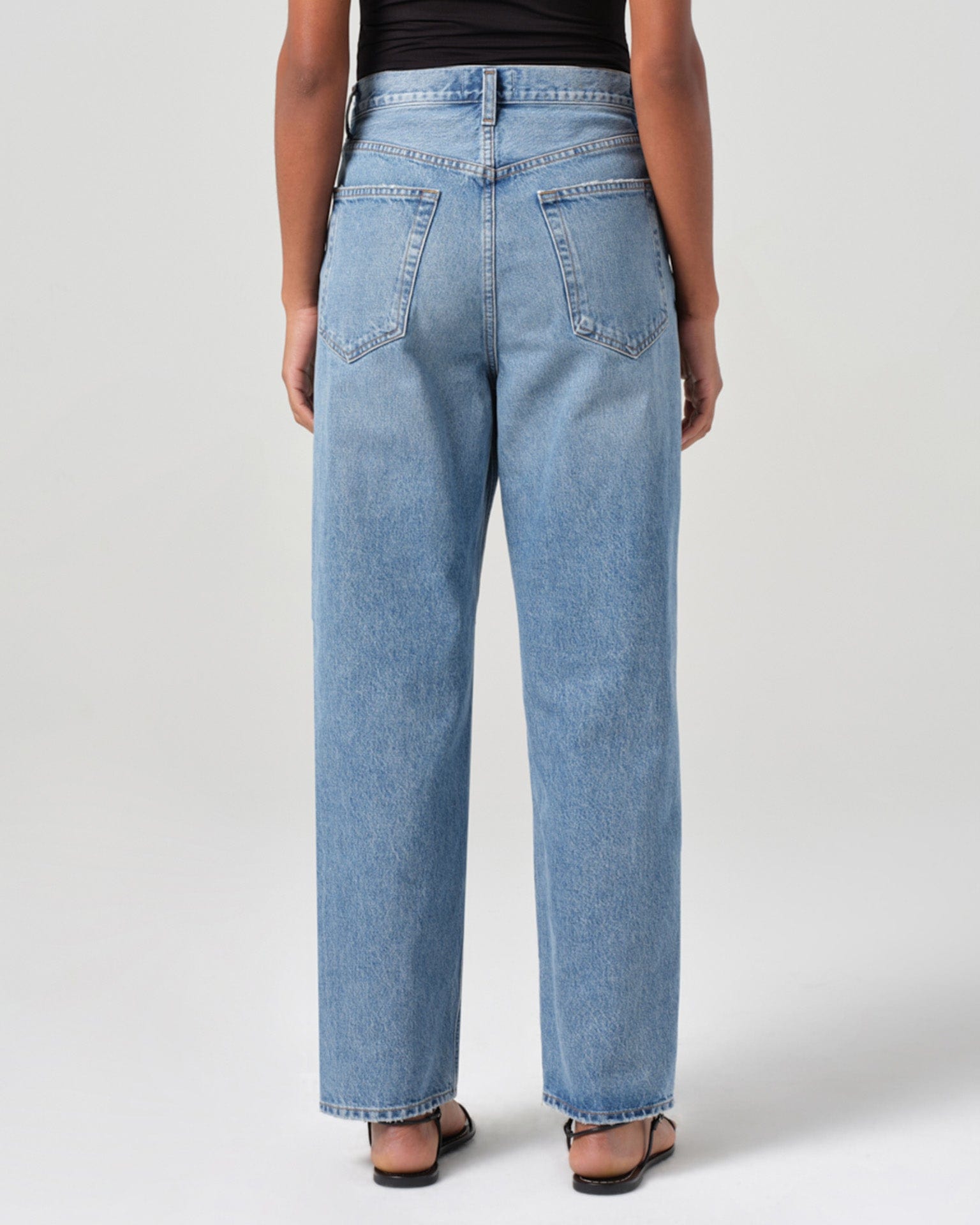 AGOLDE V-Waist Baggy in Fairway