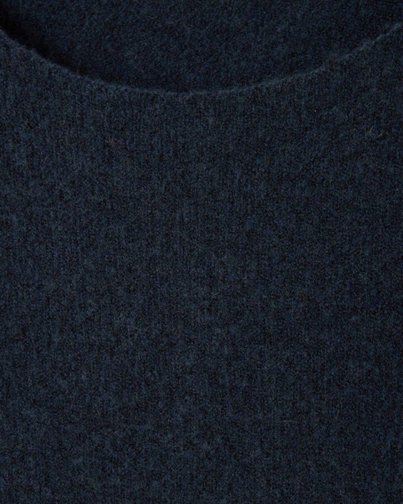 American Vintage Damsville Wide Scoop Sweater in Navy Blue Chine Noir