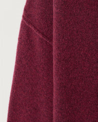 American Vintage Damsville Wide Scoop Sweater in Raisin Chine
