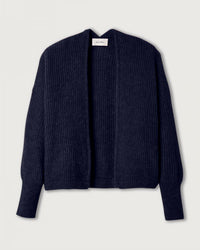 American Vintage East Open Cardigan in Navy Chine 5 - Bliss Boutiques