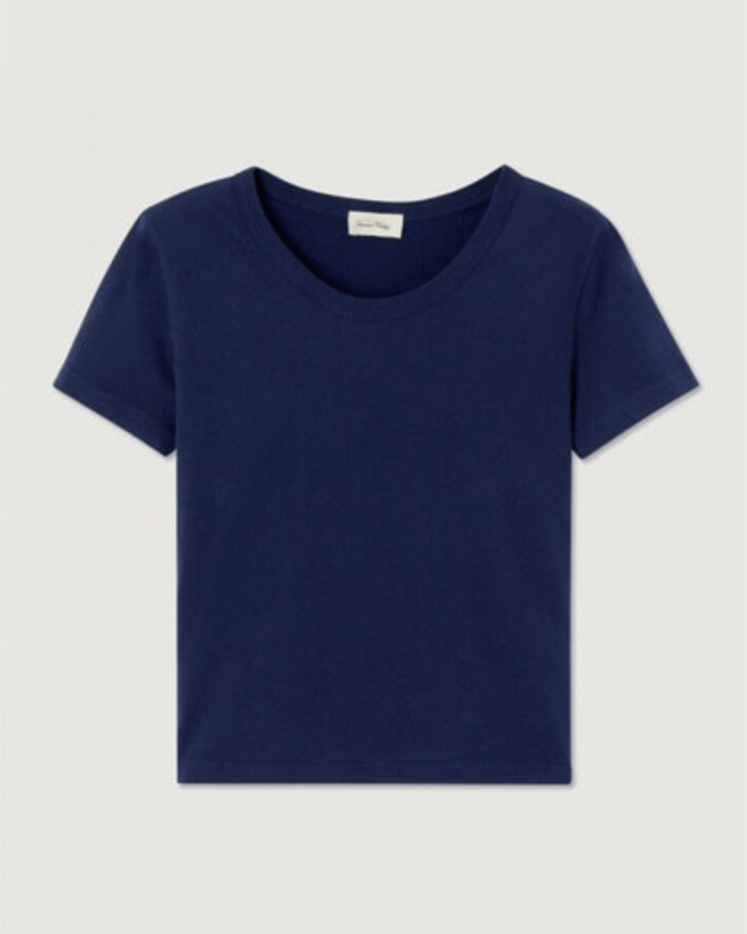 American Vintage Gamipy Crop Tee in Navy
