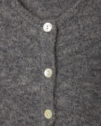 American Vintage Vito Cardigan in Acier Chine