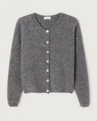 American Vintage Vito Cardigan in Acier Chine