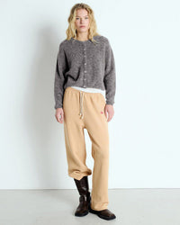 American Vintage Vito Cardigan in Acier Chine