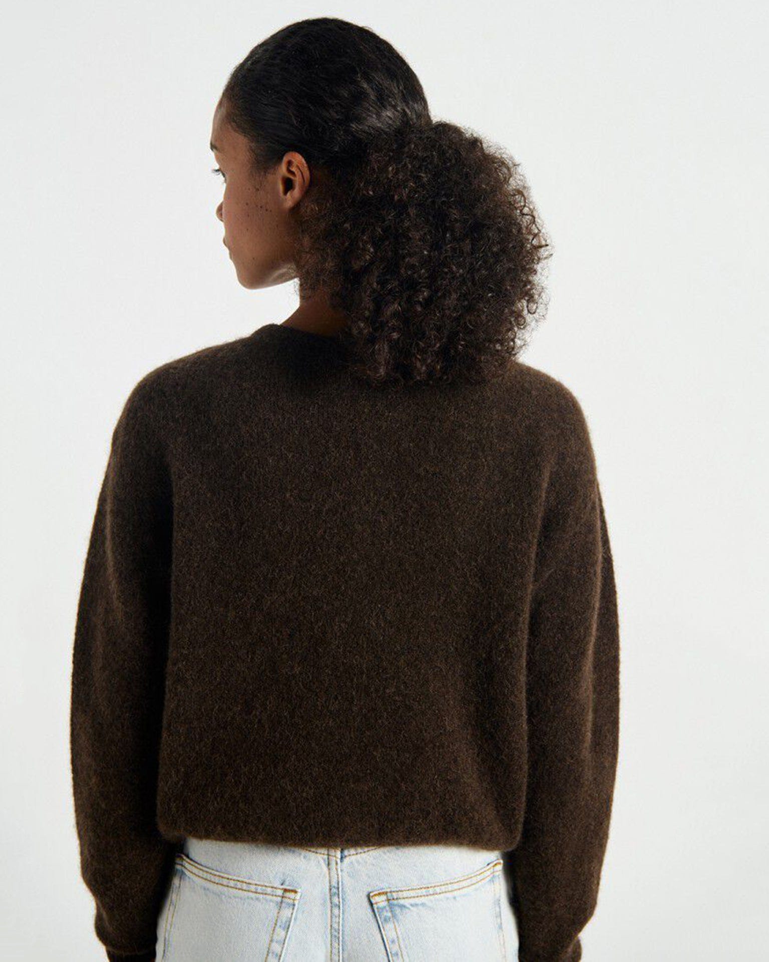 American Vintage Vito Cardigan in Cafe Chine