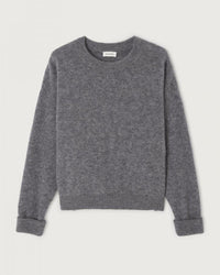 American Vintage Vito Crewneck Sweater in Acier Chine