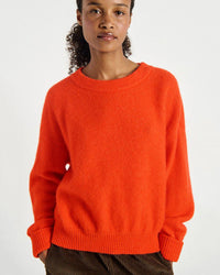 American Vintage Vito Crewneck Sweater in Gaspacho Chine