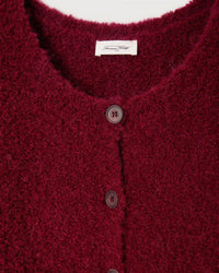 American Vintage Zolly Button Cardi in Grenade Chine