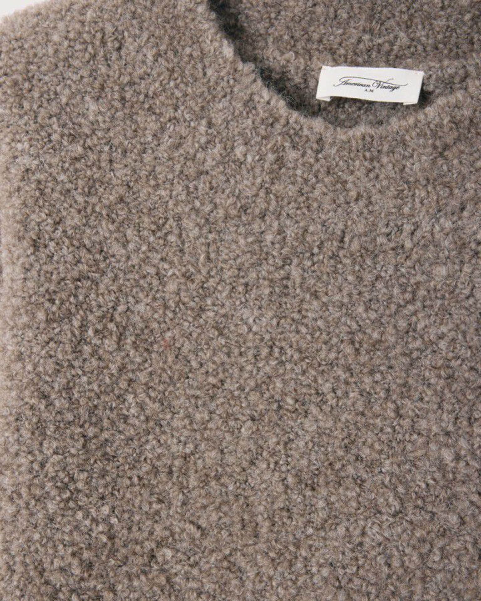 American Vintage Zolly Tee Sweater in Taupe