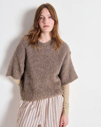 American Vintage Zolly Tee Sweater in Taupe