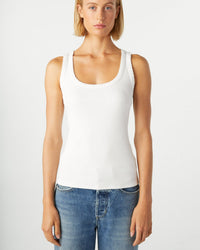 AMO Angel Rib Tank in White