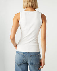 AMO Angel Rib Tank in White