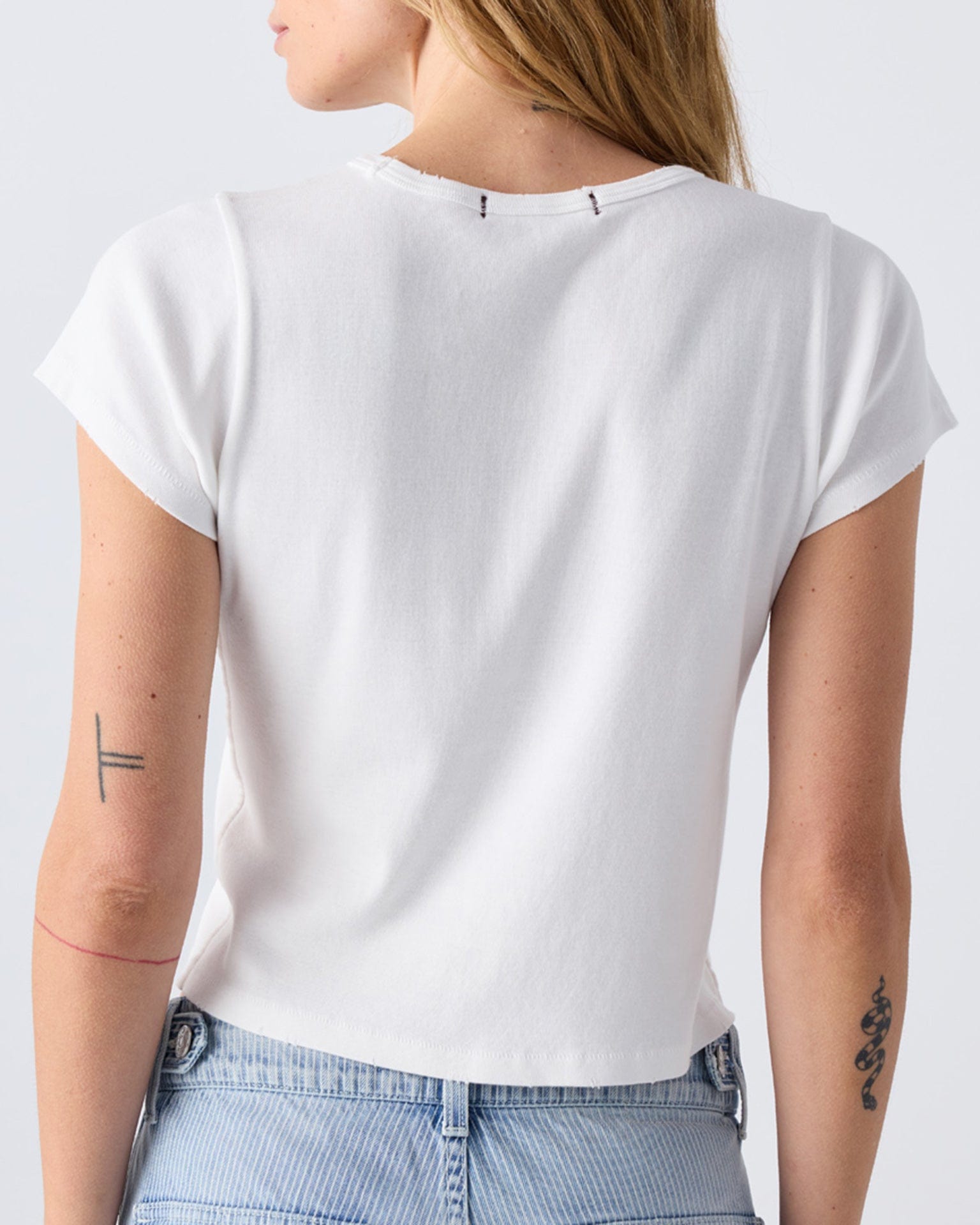 AMO Baby Tee in White