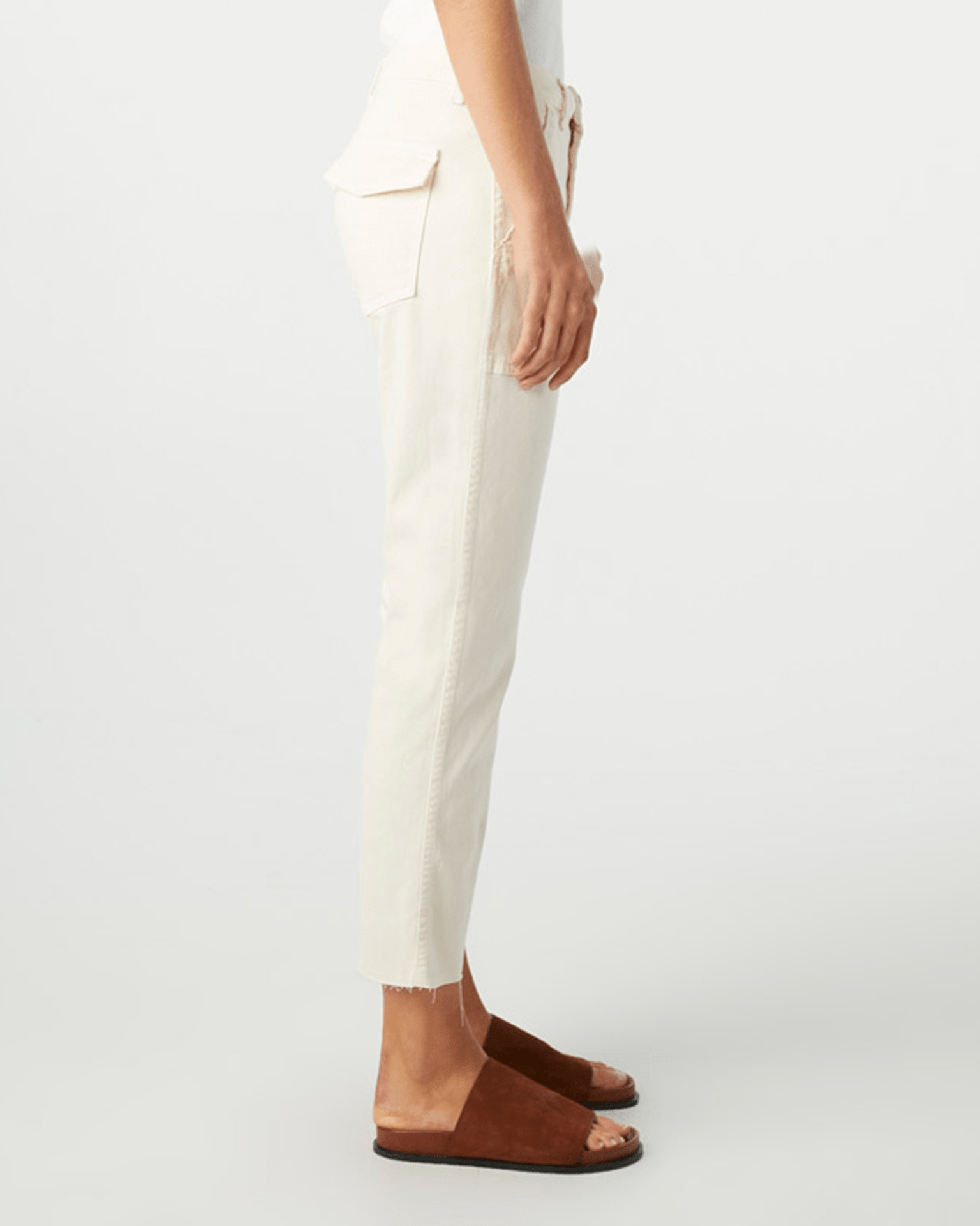 AMO Easy Army Trouser in Bone