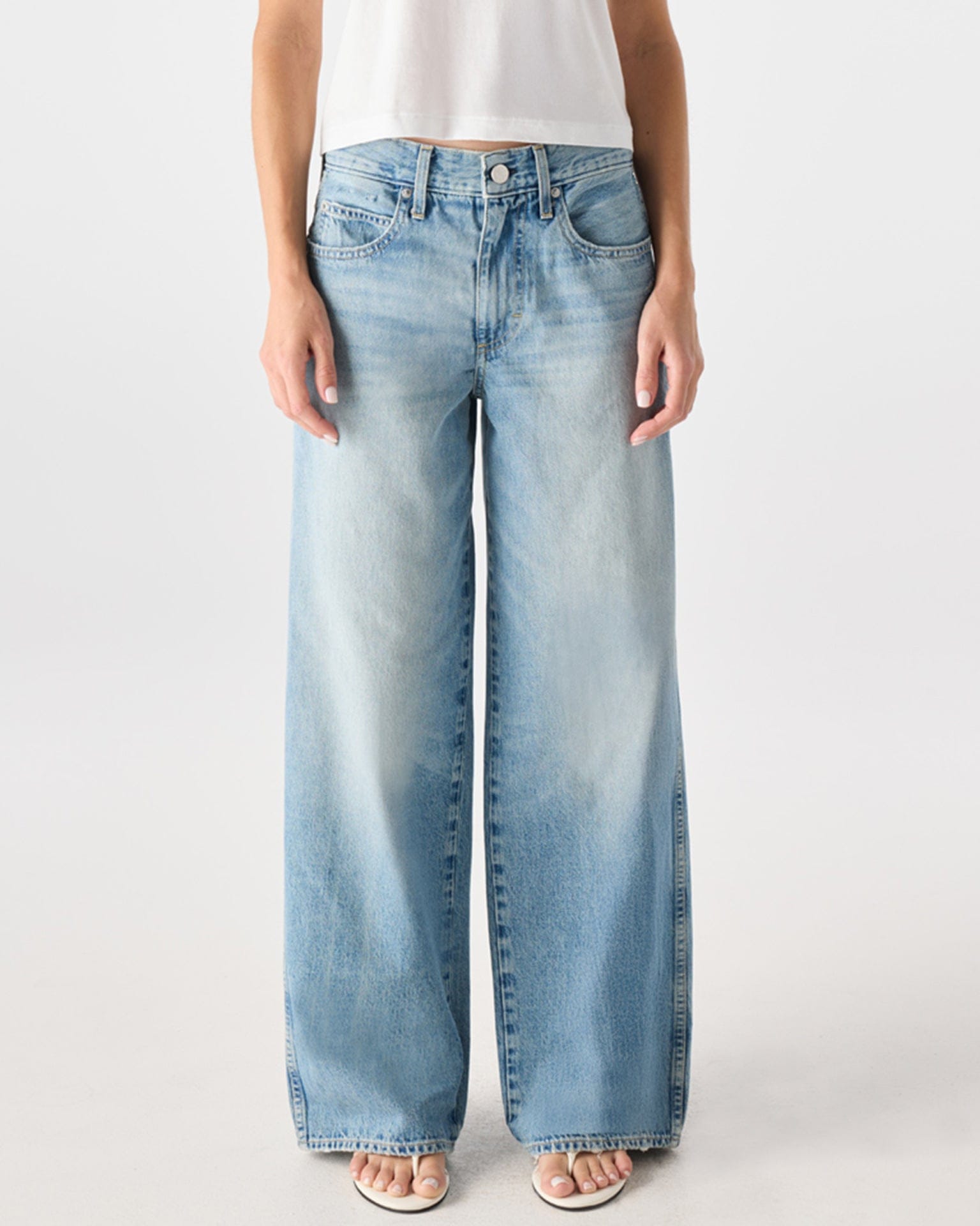 Kira Wide Leg in Drift