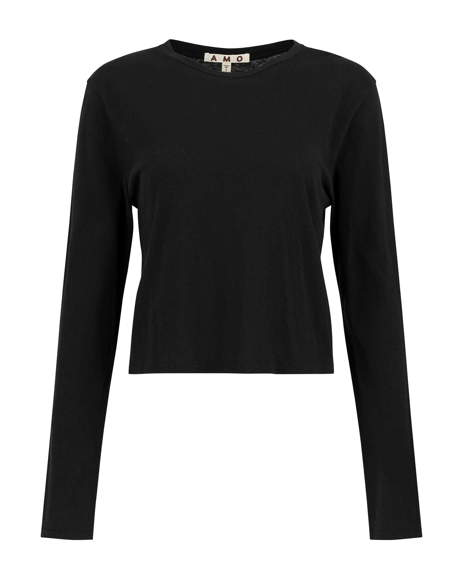 AMO L/S Babe Tee - #27 in Black