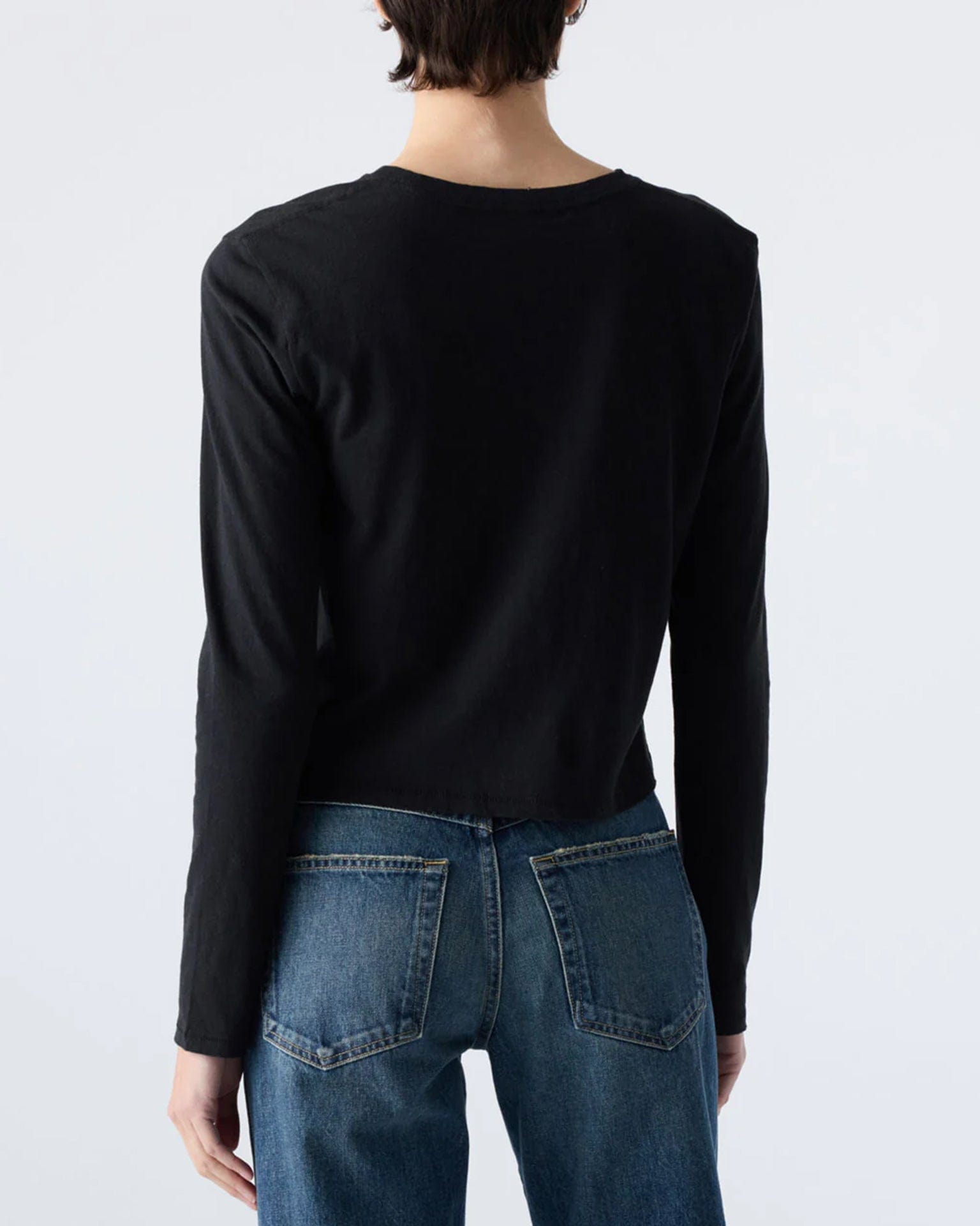AMO L/S Babe Tee - #27 in Black