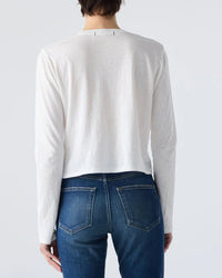 AMO L/S Babe Tee - #27 in White