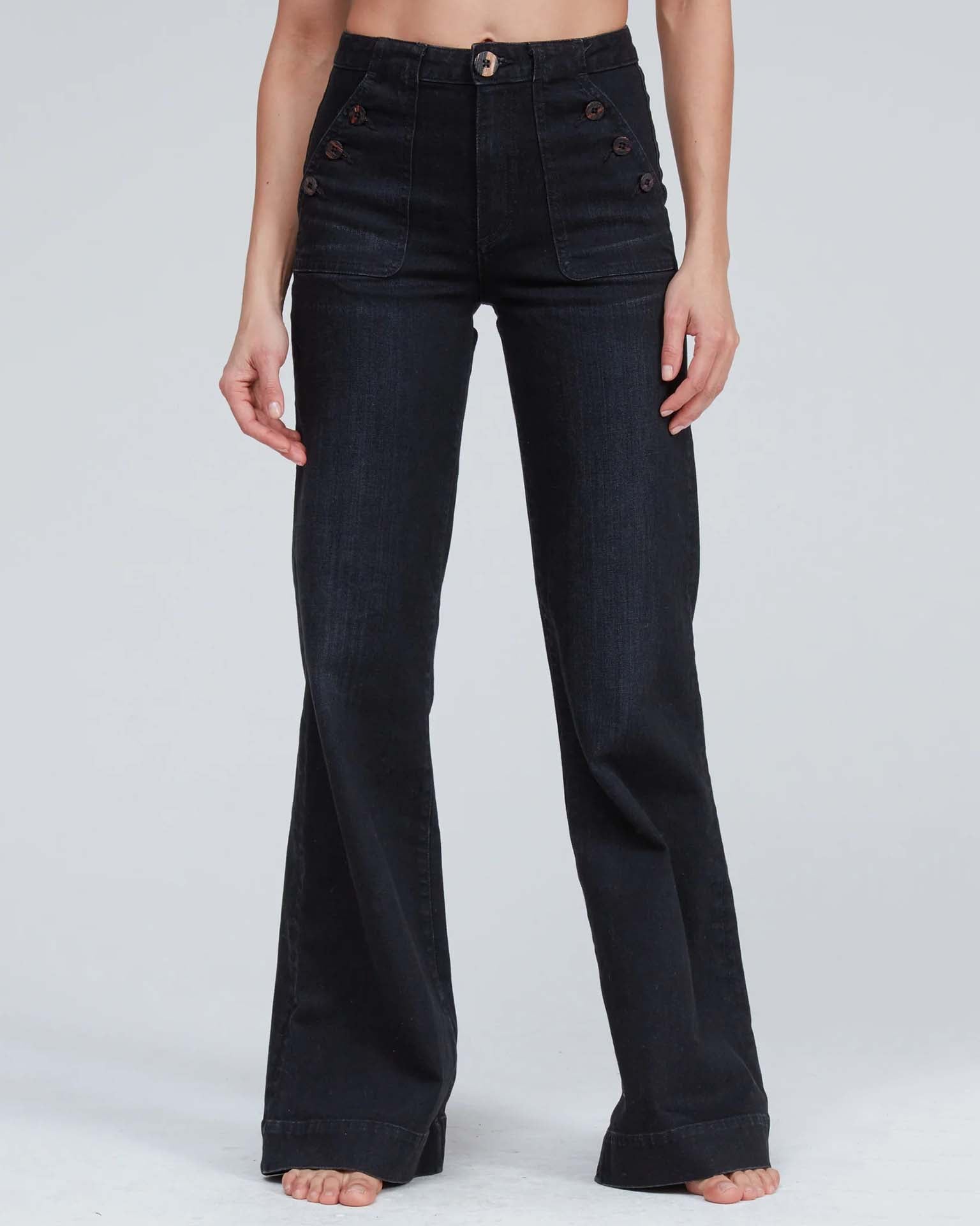 Brick House Wide Leg in Rock