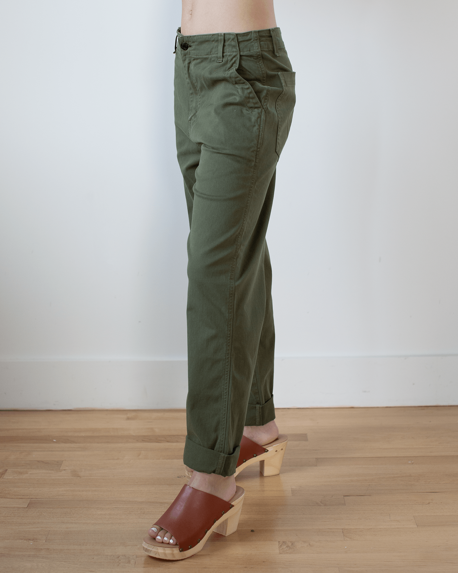ASKK NY Chino Twill in Fatigue