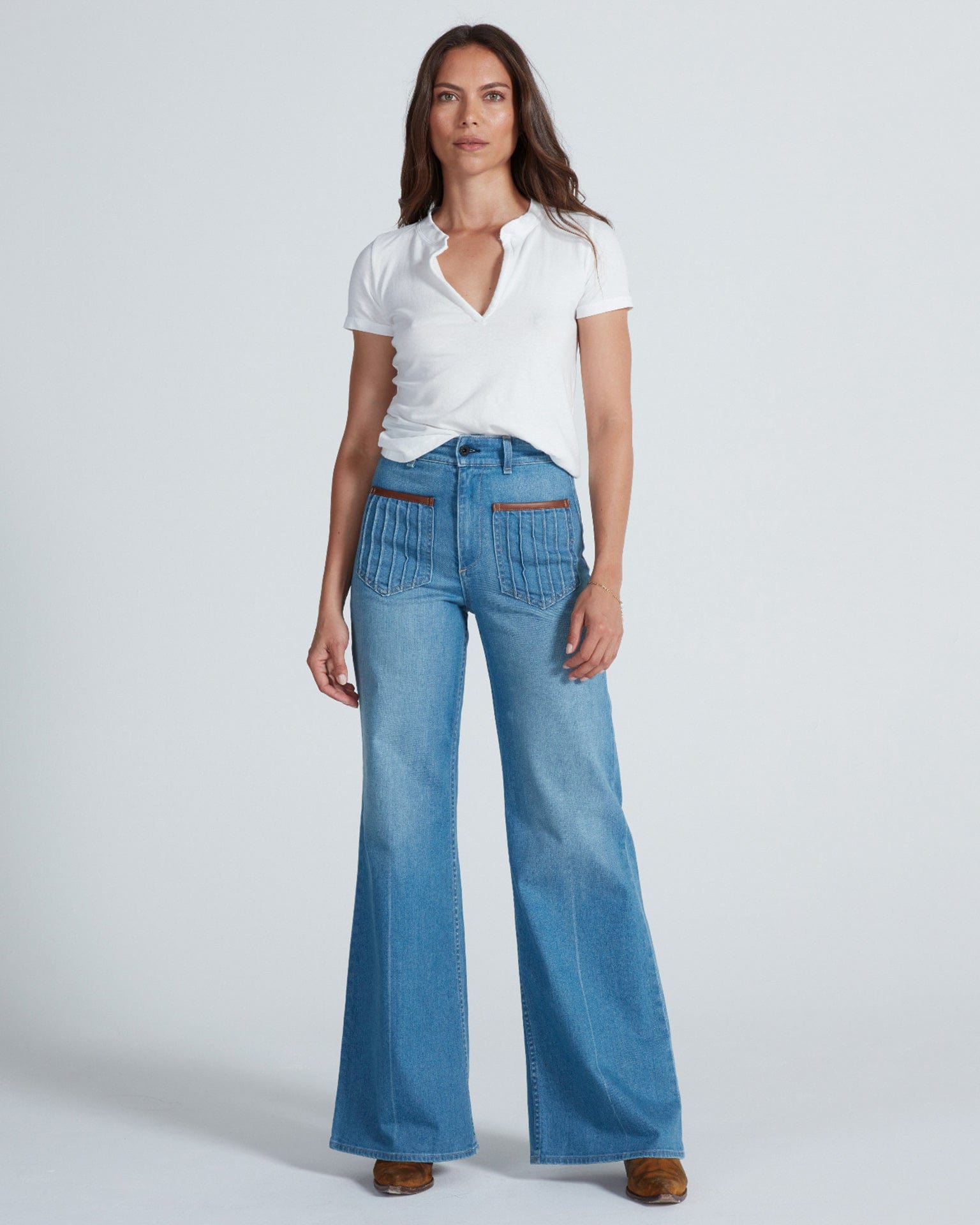 ASKK NY Classic Henley in Ivory