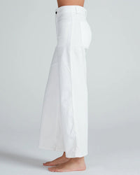 ASKK NY Denim Cropped Sailor Twill in Ivory