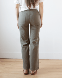 ASKK NY Sailor Twill Pant in Olive