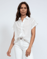 ASKK NY Virigina Shirt in Ivory