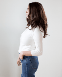 Autumn Cashmere Baby Cardigan in Chalk