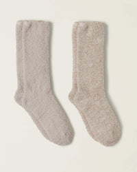 Barefoot Dreams CC 2 Pair Sock Set in Stone Multi