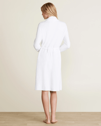 Barefoot Dreams CCL Ribbed Robe in Sea Salt
