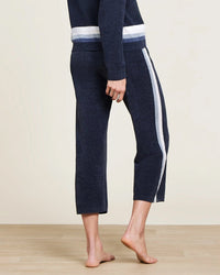 Barefoot Dreams Clothing CCUL Multi Stripe Wide Leg Pant in Indigo Multi