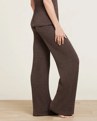 Barefoot Dreams CCUL Ribbed Lounge Pants in Java