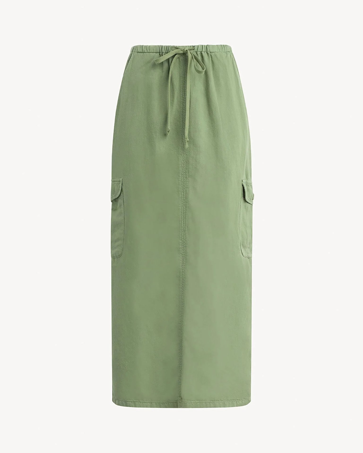Bella Dahl Goldie Bellow Pkt Cargo Skirt in Lush Foliage