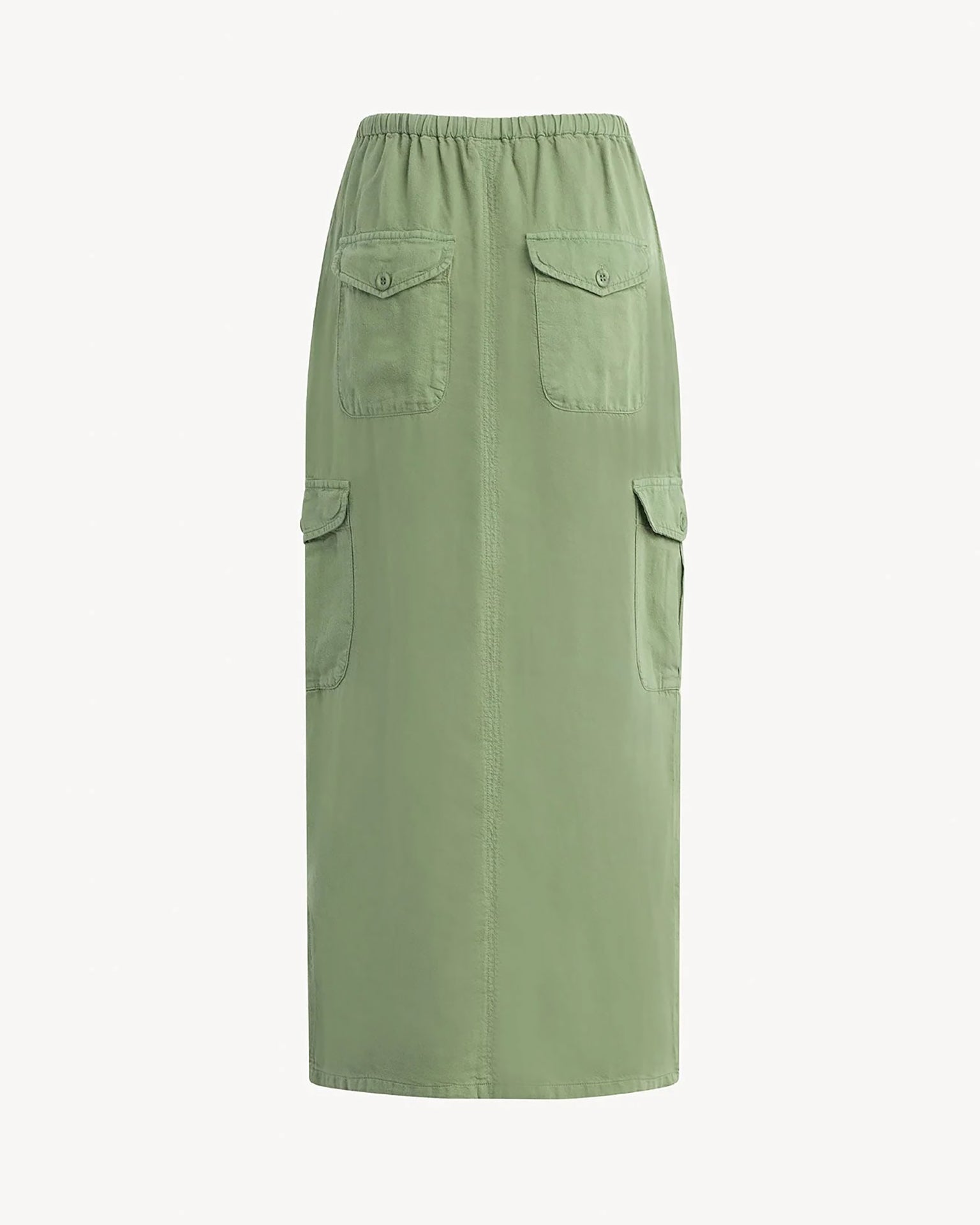 Bella Dahl Goldie Bellow Pkt Cargo Skirt in Lush Foliage