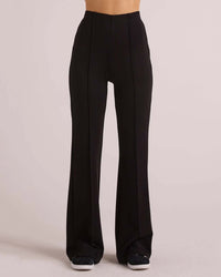 Bella Dahl Jordyn Pintuck Ponte Pant in Black