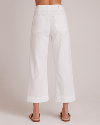 Bella Dahl Saige Wide Leg Crop in White