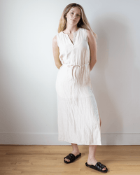 Bella Dahl Sleeveless Belted Maxi Dress in Moroccan Sand