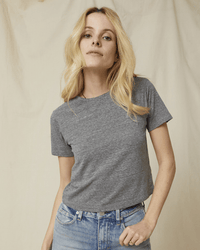 AMO Babe Tee in Heather Grey